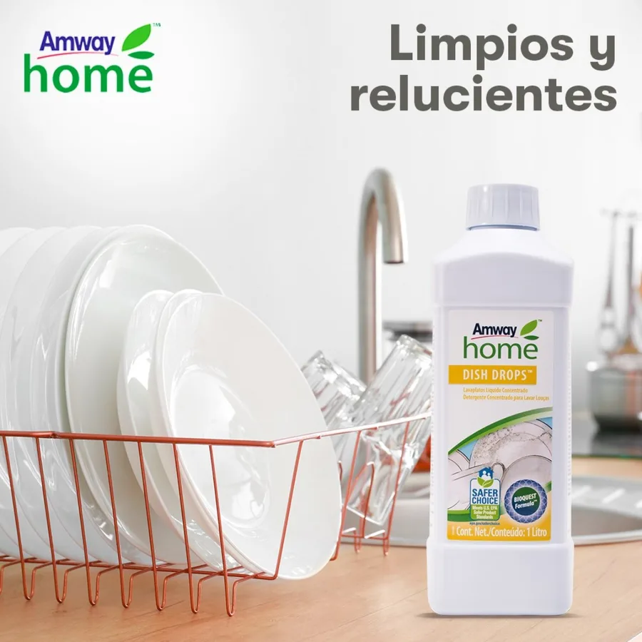 Dish Drops Lavaplatos Líquido Concentrado de Amway Home, producto Amway disponible en Bogotá