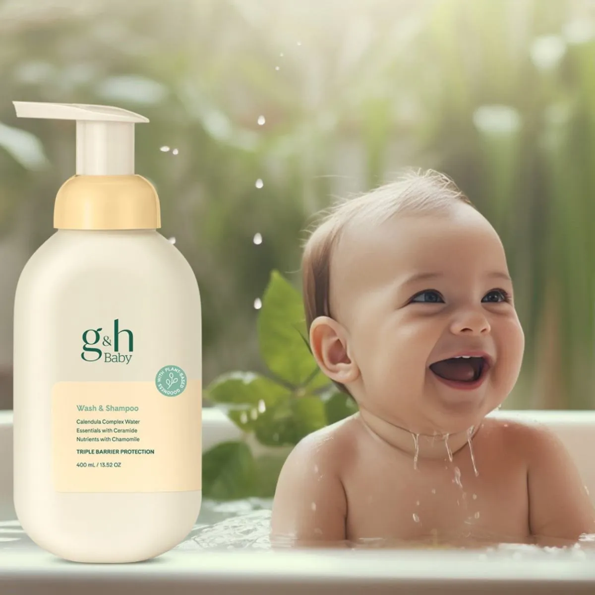 Gel de Baño y Shampoo para Bebé G&H