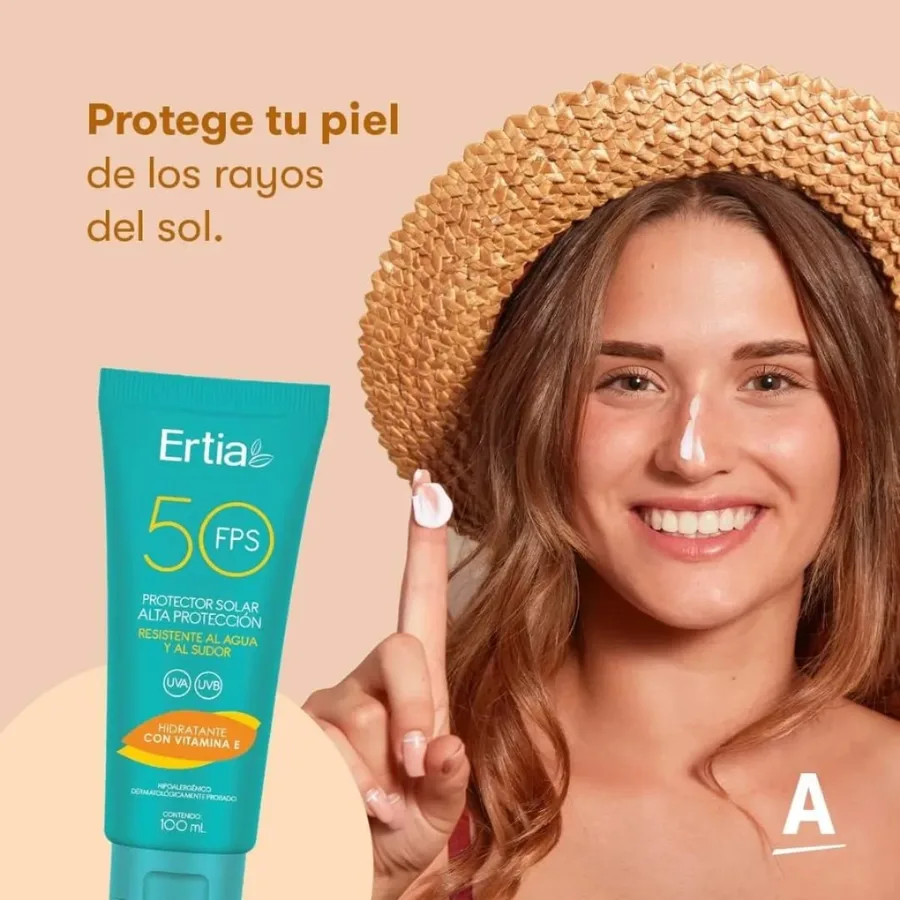 Protector Solar FPS 50 ERTIA de Artistry, producto Amway disponible en Bogotá
