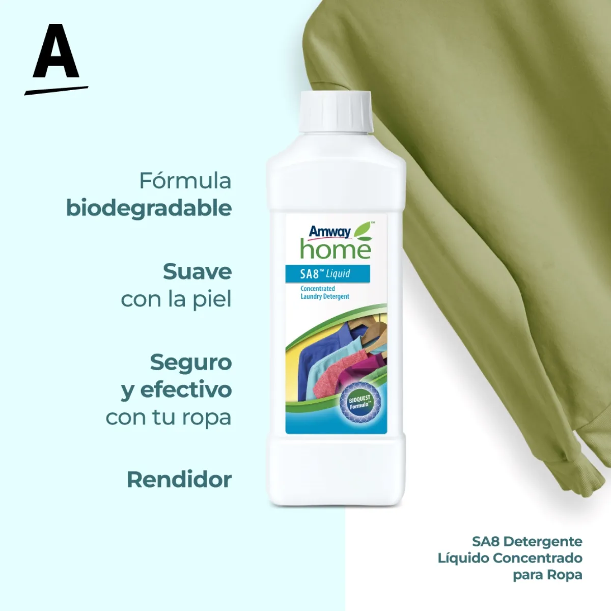 SA8 Detergente Líquido Concentrado para Ropa