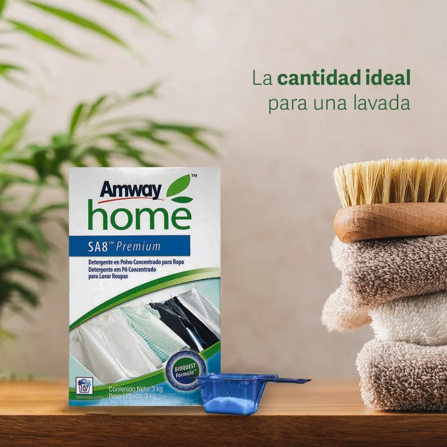 SA8 Detergente en Polvo Concentrado para Ropa de Amway Home, producto Amway disponible en Bogotá