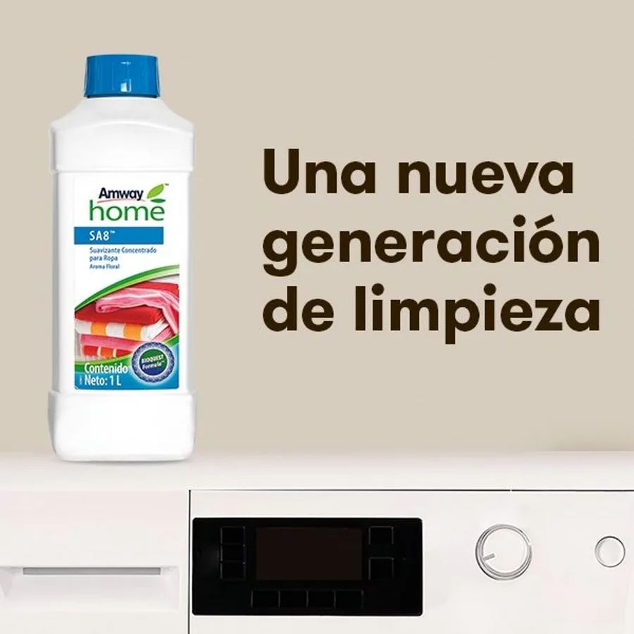 SA8 Suavizante Concentrado para Ropa de Amway Home, producto Amway disponible en Bogotá